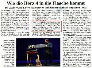 Zaubergala, close-up, Dresden, Zauberer